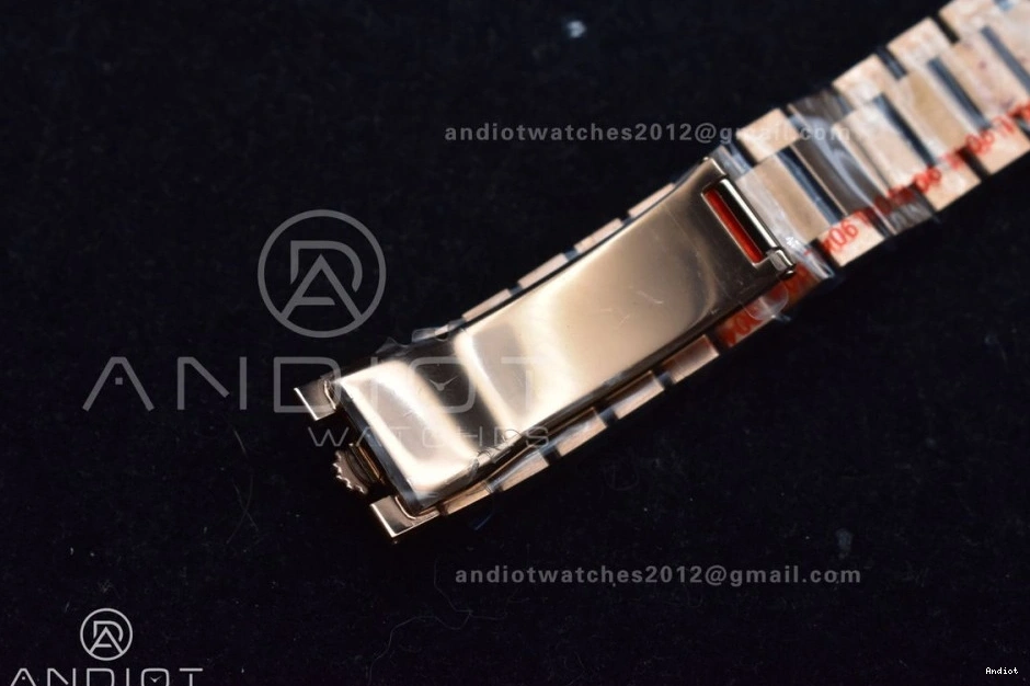 with 36 Stick Diamond Steel RG Bracelet President vr3255 Dial Best 904L QF DayDate (Gain Weight) on V5 Edition Blue 0223